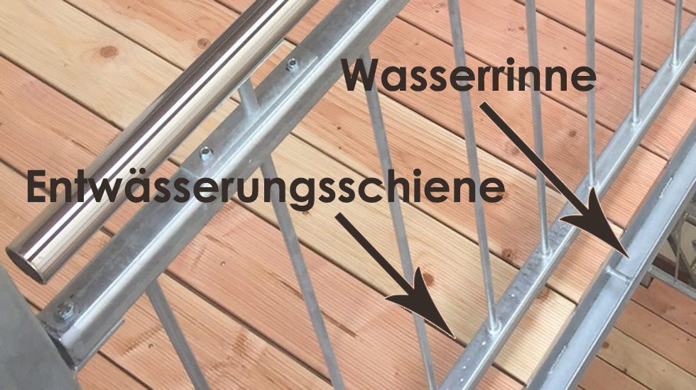 Anbaubalkon Stahl mit dem allespreiswert-System