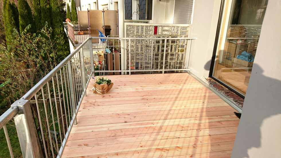 Anbaubalkon Stahl mit dem allespreiswert-System