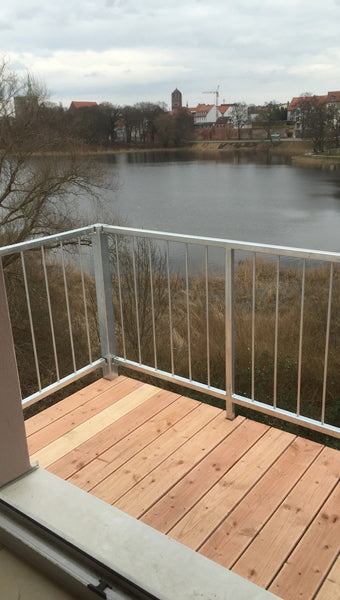 Anbaubalkon Stahl mit dem allespreiswert-System